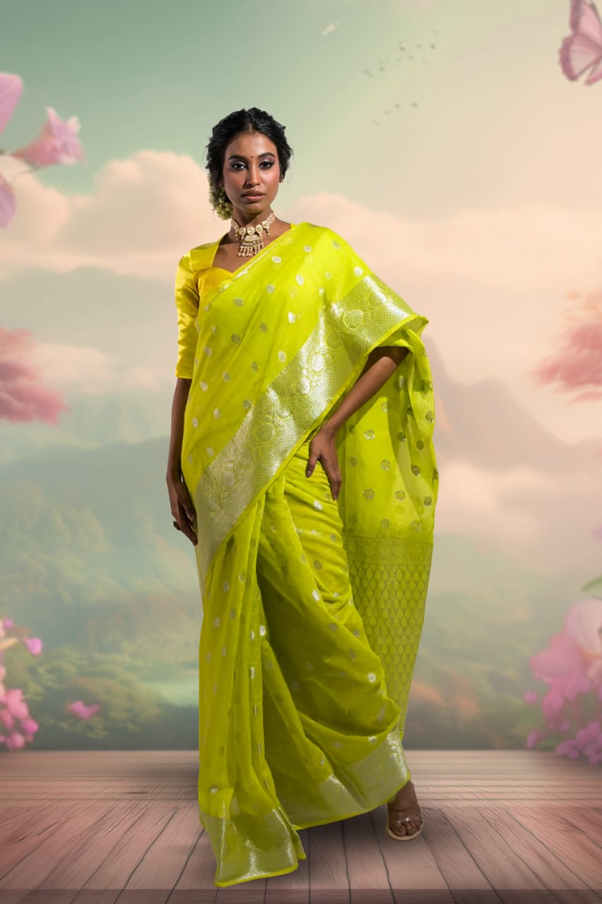 Banarasi Georgette Saree | Elegant Ethnic Wear