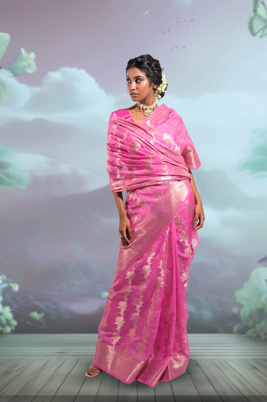 Banarasi Georgette Saree | Elegant Ethnic Wear