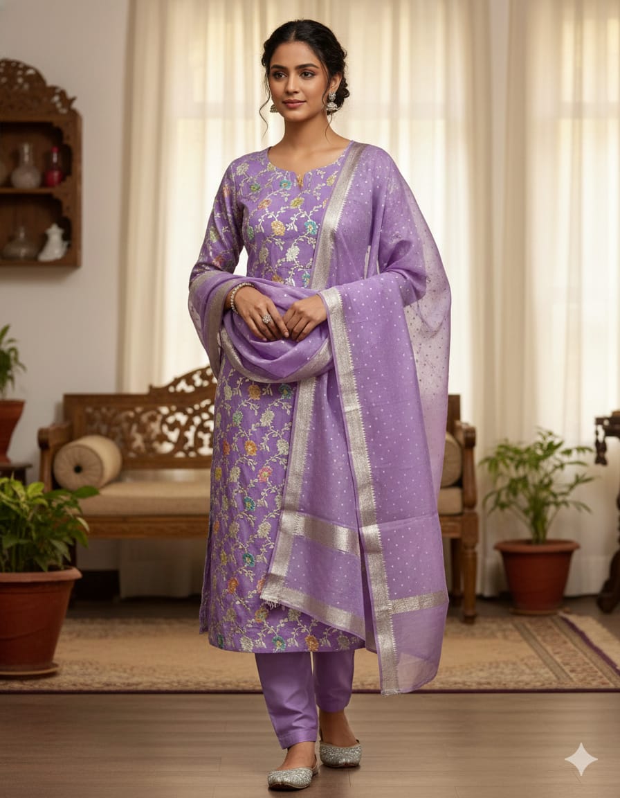 Banarasi Unstitched Suits