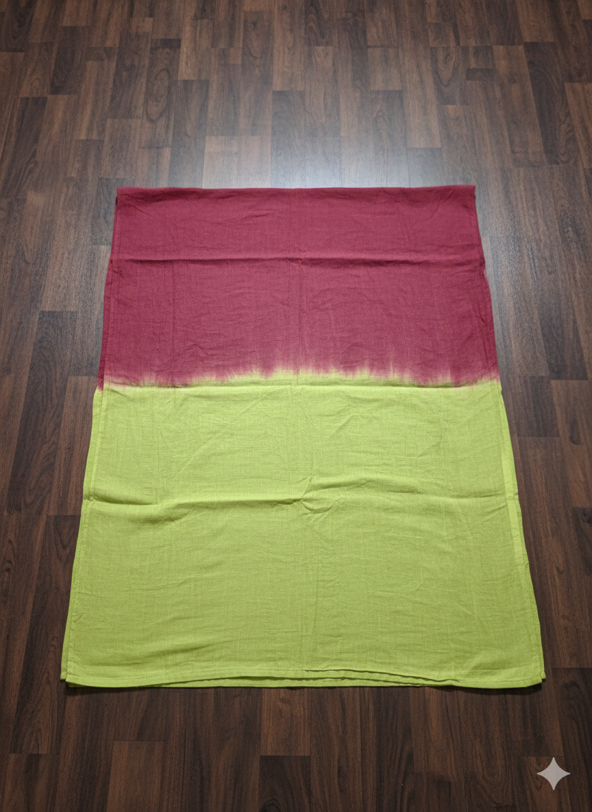 Womens Lime green Hand embroidered A line Kurta pant Dupatta set