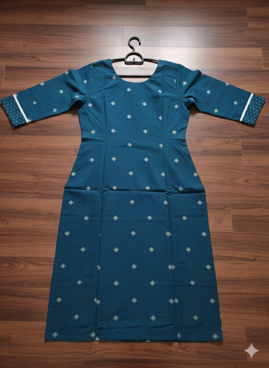 Women’s Pure Cotton Printed Kurta Pant Dupatta Set | Comfortable Daily Ethnic Wear