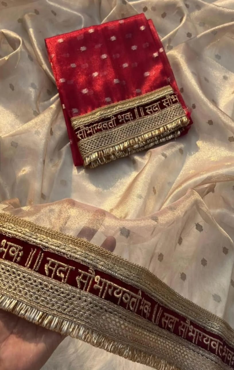 Banarasi Tissue Silk Saree with Lace | Premium Ethnic Wear