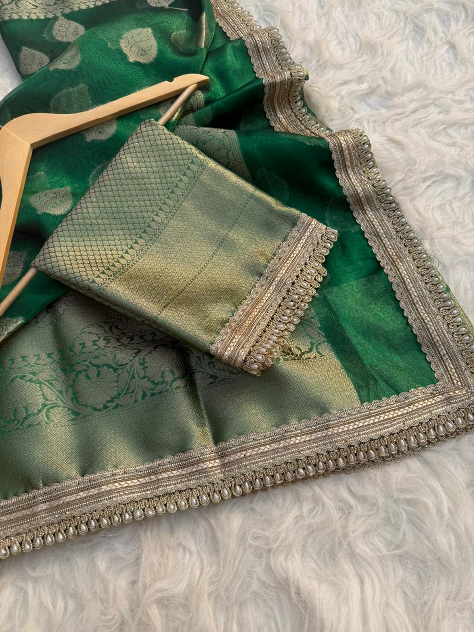 Banarasi Tissue Saree | Elegant Festive Silk Saree