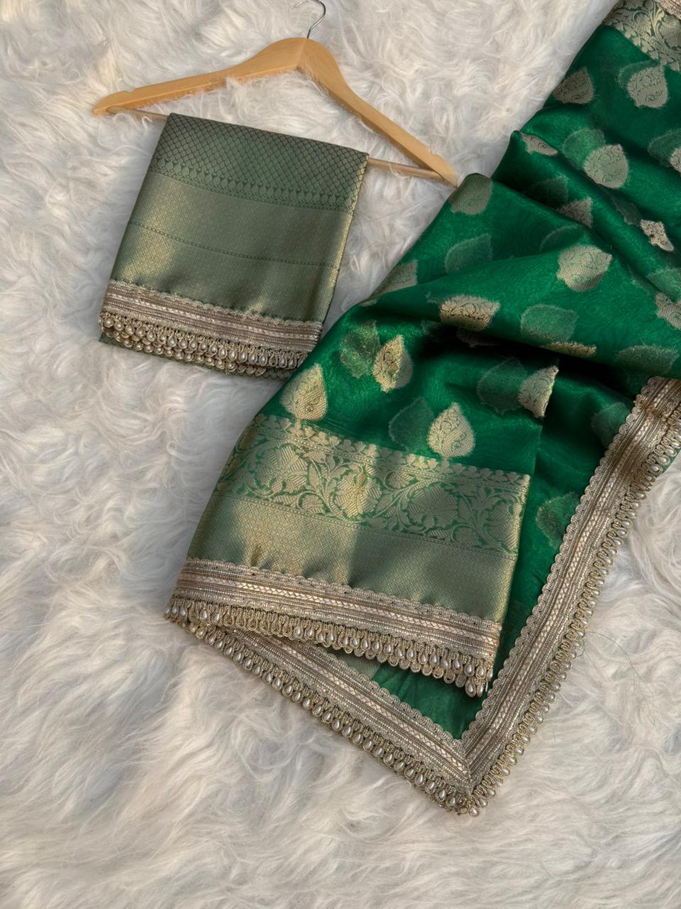 Banarasi Tissue Saree | Elegant Festive Silk Saree