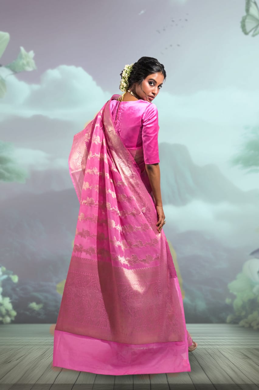 Banarasi Georgette Saree | Elegant Ethnic Wear