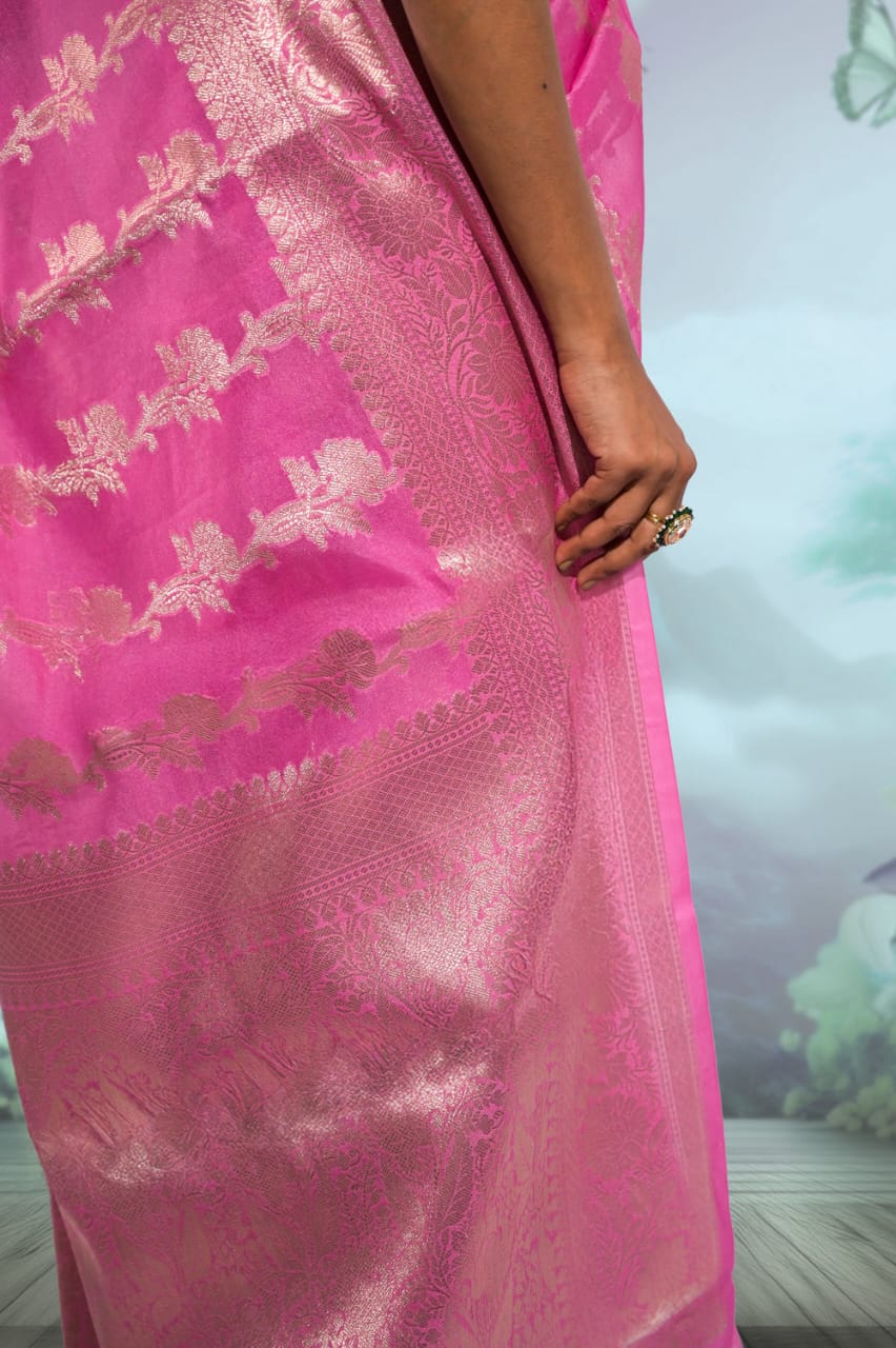 Banarasi Georgette Saree | Elegant Ethnic Wear