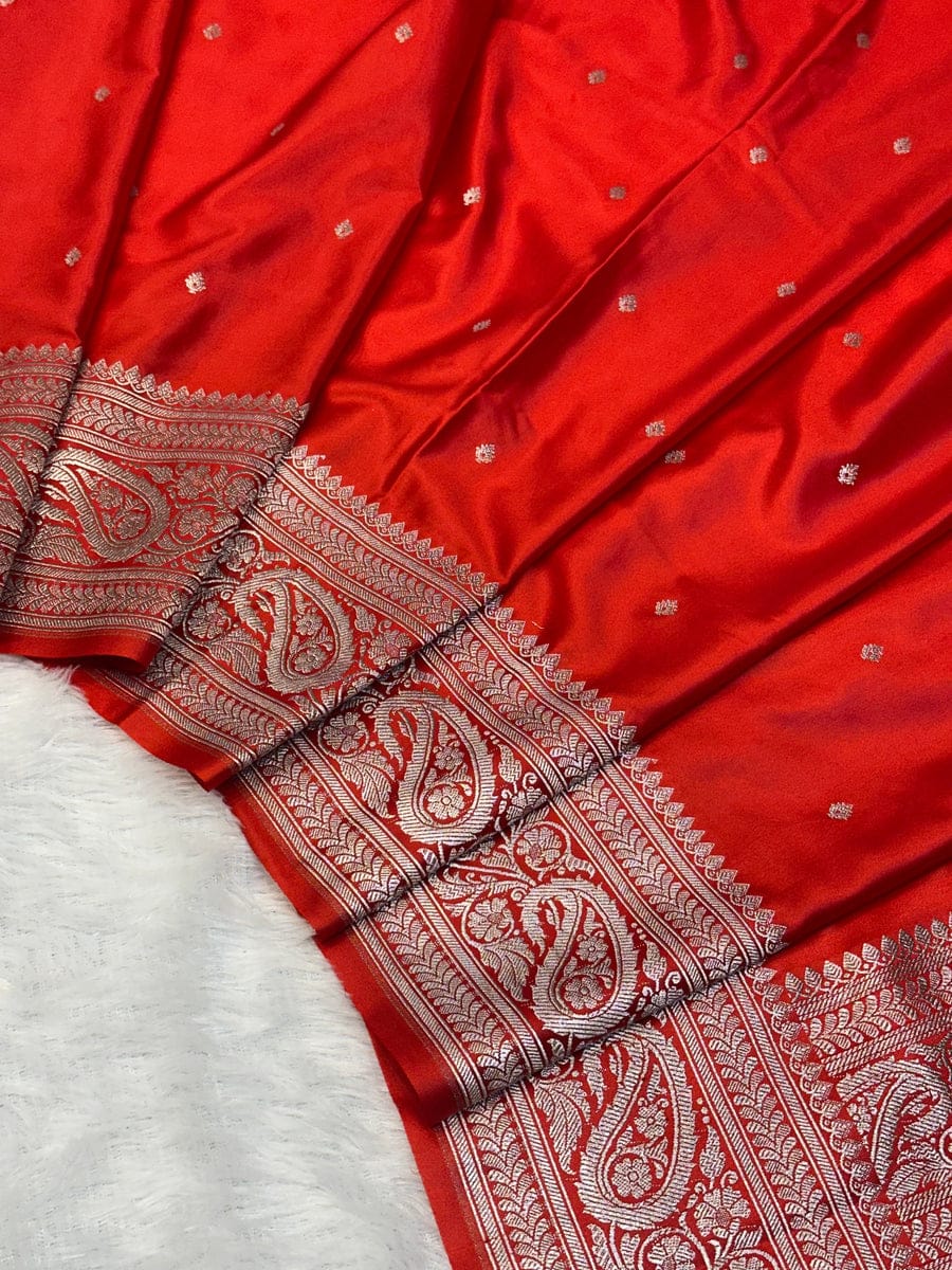 Banarasi Mashru Silk Saree | Premium Ethnic Wear