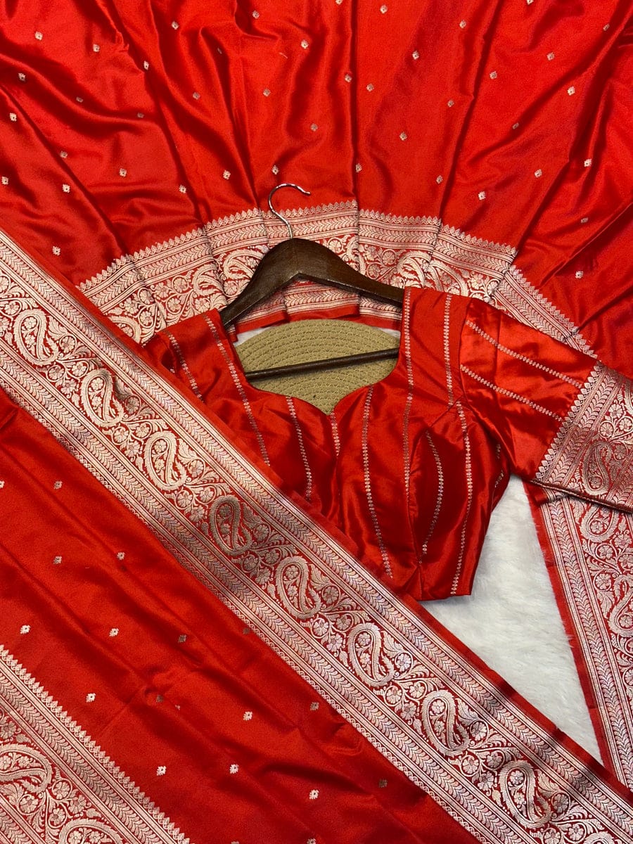 Banarasi Mashru Silk Saree | Premium Ethnic Wear