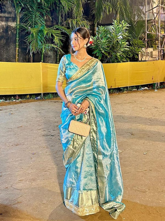 Banarasi Tissue Saree | Elegant Festive Silk Saree