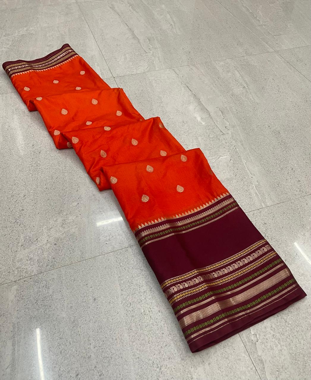 Soft Banarasi Katan Dupion Silk Saree | Ethnic Wear
