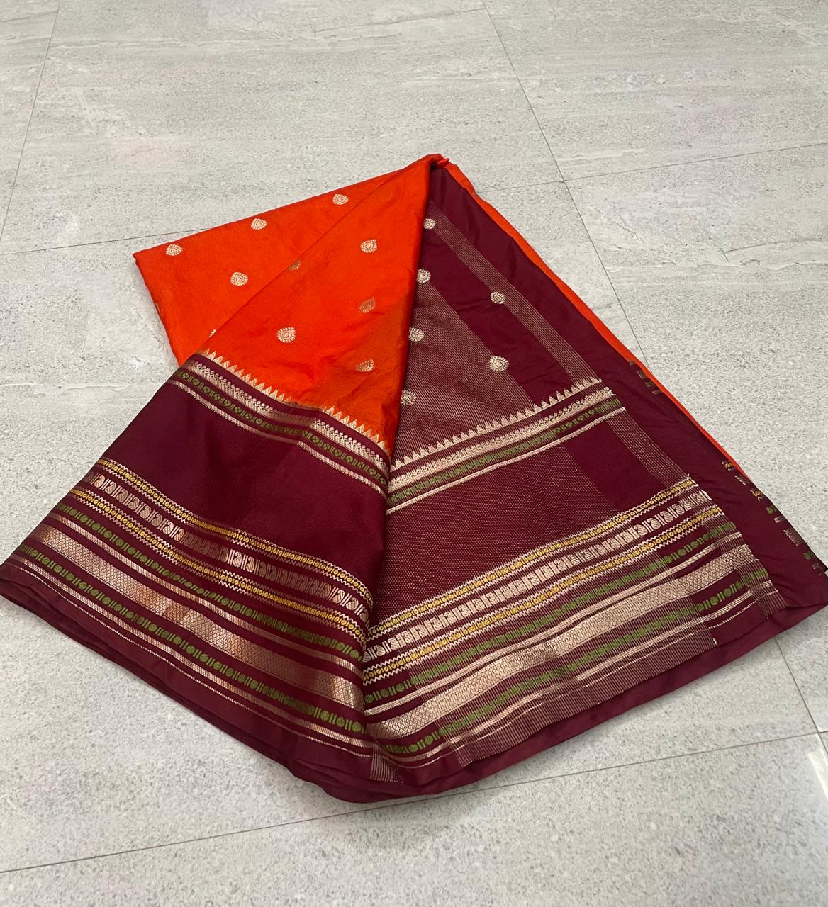 Soft Banarasi Katan Dupion Silk Saree | Ethnic Wear