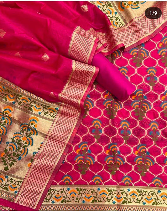 Cotton Jamdani Suit Set | Ethnic Wear