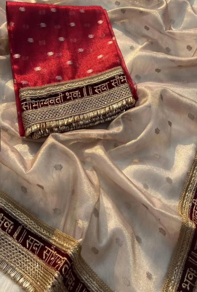 Banarasi Tissue Silk Saree with Lace | Premium Ethnic Wear