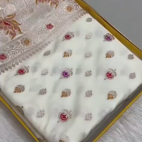 banarasi_saree_white_vdeo