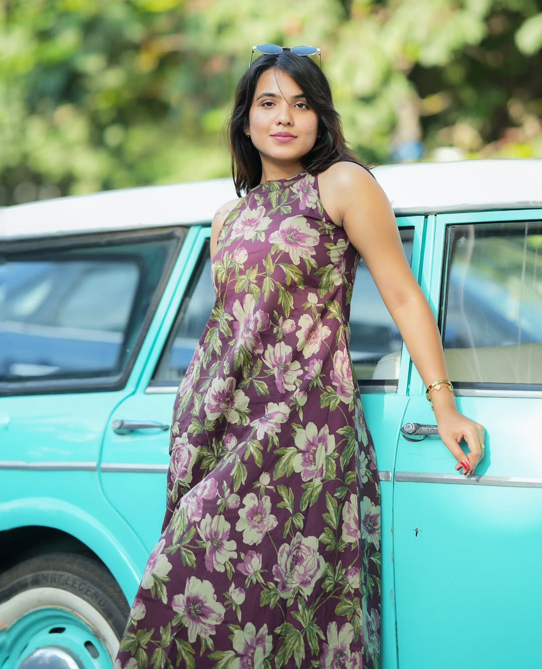 Floral Cotton Kurti Palazzo Co-Ord Set A-Line with Pockets | Summer Wear | Samkri House